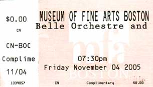 Bell Orchestre - November 4th, 2005 in Boston, MA