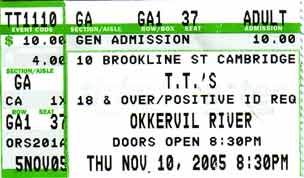 Okkervil River - November 10th, 2005 in Cambridge, MA